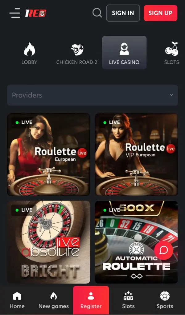 live-casino-1red