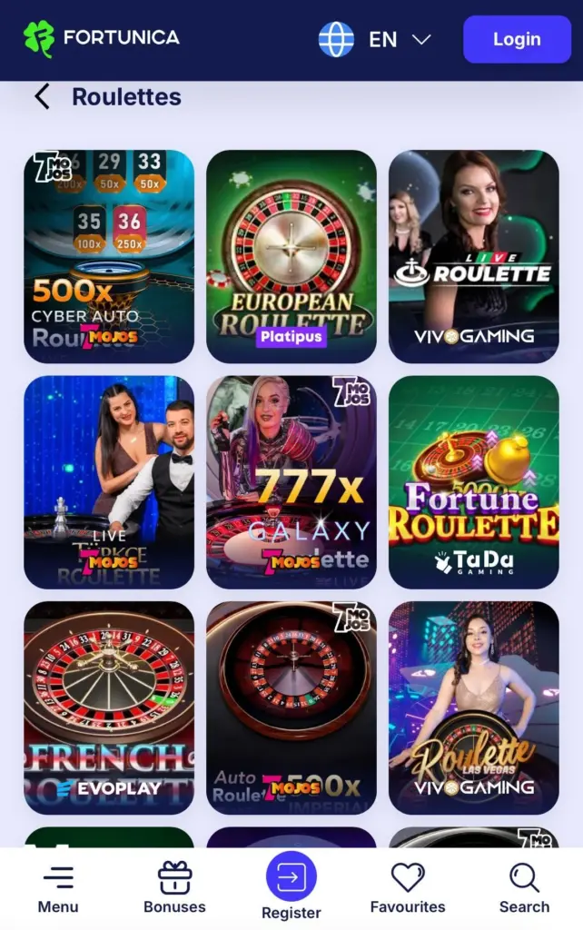 live-casino-fortunica